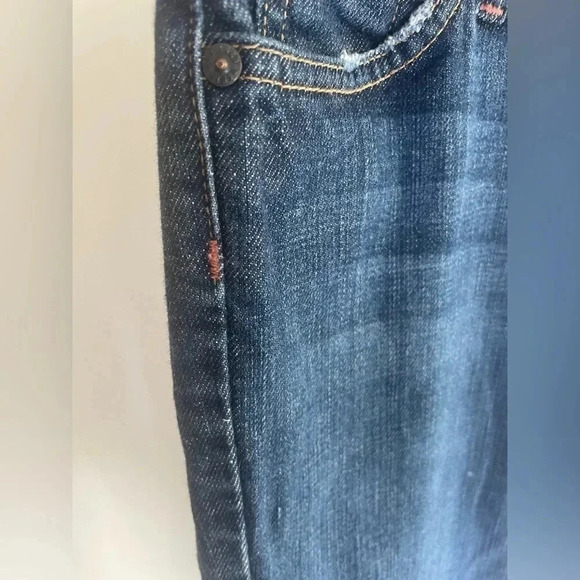 🎯 James Jeans Dry‎ Aged Denim Straight Low Rise Jimmy Istanbul Jeans Sz 26 0163 - Picture 5 of 12